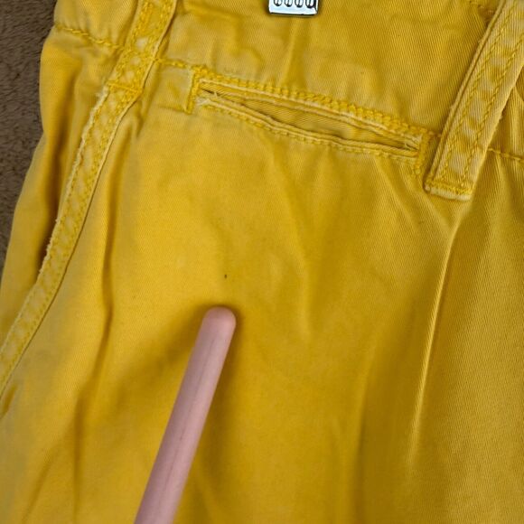Polo Ralph Lauren Chino Shorts Mens 36 Yellow Pockets Drawstring 10" Classic - Picture 10 of 16